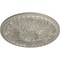 Ekena Millwork Tristan Ceiling Medallion (Fits Canopies up to 6 1/4"), Hnd-Painted Pearl White, 32 3/8"OD x 3 1/2"P CM32TNPWS - alternate 4